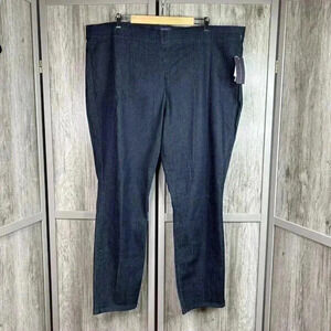 NYDJ Jeans 24W Deni Leggings Pull On Lift Tuck Tummy Control Dark Wash
